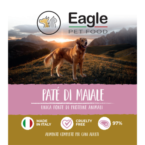 Eagle Pet Food Pat&#232; di Maiale 400 g