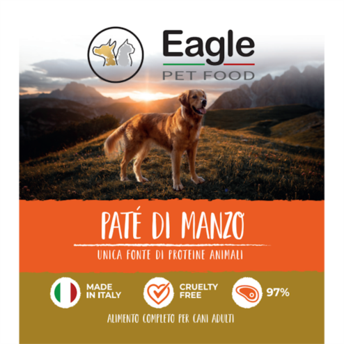 Eagle Pet Food Pat&#232; di Manzo 400 g